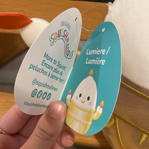 Lumiere Squishmallow from Beauty and the Beast 11” - Picture 4 of 4